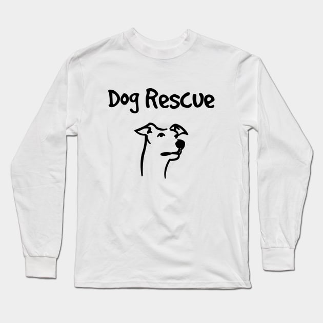 DOG RESCUE Long Sleeve T-Shirt by FromBerlinGift